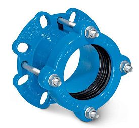 Муфта ПФРК INEX-AF DN 65 мм PN 10/16 ,OD 72-85 мм чугунная с фланце...